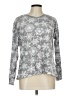 Nautica Print Silver Gray Pullover Sweater Size L (estimated) - photo 1