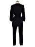 INC International Concepts Solid Black Jumpsuit Size L - photo 2