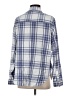 Jachs Girlfriend Plaid Silver Long Sleeve Button-Down Shirt Size S - photo 2