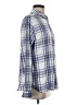 Jachs Girlfriend Plaid Silver Long Sleeve Button-Down Shirt Size S - photo 4