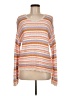 Lisa Todd Stripes Orange Pullover Sweater Size M - photo 1