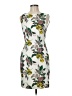 H&M Print White Cocktail Dress Size 6 - photo 1