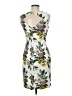 H&M Print White Cocktail Dress Size 6 - photo 2