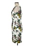 H&M Print White Cocktail Dress Size 6 - photo 5