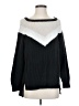 Express Outlet Chevron-herringbone Black Pullover Sweater Size S - photo 1