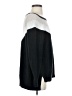 Express Outlet Chevron-herringbone Black Pullover Sweater Size S - photo 4
