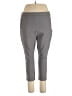Elle Solid Gray Active Pants Size XXL - photo 1