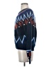 Sundry Chevron-herringbone Blue Pullover Sweater Size S - photo 5