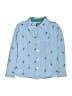 OshKosh B'gosh 100% Cotton Print Blue Long Sleeve Button-Down Shirt Size 6 - photo 1