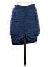 Shein Solid Blue Casual Skirt Size 4 - photo 2