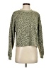 American Eagle Outfitters Animal Print Green Pullover Sweater Size S - photo 1