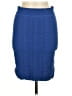 BCBGeneration Chevron-herringbone Blue Casual Skirt Size Med - Lg - photo 1