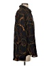 T Tahari 100% Polyester Paisley Black Blue Long Sleeve Blouse Size P (petite) - photo 4