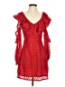 French Connection 100% Polyester Red Cocktail Dress Size 2 - photo 1