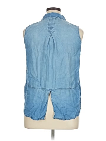 New Directions Sleeveless Button-Down Shirt (view 2)