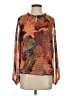 J by Joie Orange Long Sleeve Blouse Size XS - photo 1