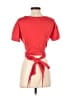 Edited 100% Baumwolle Red Orange Short Sleeve Top Size EU (FR) 34 / US 2 - photo 2
