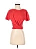 Edited 100% Baumwolle Red Orange Short Sleeve Top Size EU (FR) 34 / US 2 - photo 1