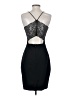 Express Solid Black Cocktail Dress Size 4 - photo 2