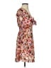 BCBGeneration 100% Polyester Floral Pink Cocktail Dress Size 0 - photo 4