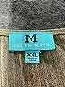 South Main Metallic Silver Tan Short Sleeve Blouse Size XXL - photo 4