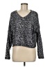Freshman 1996 100% Polyester Animal Print Gray Pullover Sweater Size M - photo 1