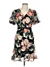 Sam Edelman 100% Nylon Floral Black Cocktail Dress Size 10 - photo 1