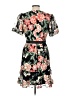 Sam Edelman 100% Nylon Floral Black Cocktail Dress Size 10 - photo 2