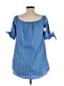 Ambiance Blue Casual Dress Size S - photo 2