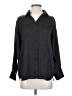 Zara 100% Polyester Solid Black Long Sleeve Blouse Size S - photo 1