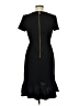 Calvin Klein Solid Black Cocktail Dress Size 6 - photo 2