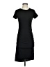 Unbranded Solid Black Casual Dress Size XS - photo 1