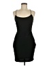 Just Quella Solid Black Cocktail Dress Size M - photo 1