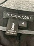 Peace of Cloth Solid Black Active Pants Size 4 - photo 7