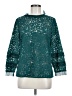 J.Crew Teal 3/4 Sleeve Blouse Size M - photo 1