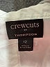 Crewcuts Solid Ivory White Long Sleeve Button-Down Shirt Size 12 - photo 3
