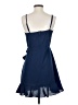 Unbranded Solid Blue Casual Dress Size S - photo 2