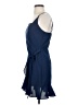 Unbranded Solid Blue Casual Dress Size S - photo 5