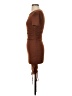 Zara Solid Brown Casual Dress Size S - photo 5