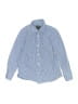 Crewcuts Outlet Stripes Blue Long Sleeve Button-Down Shirt Size 6 - 7 - photo 1