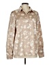 Halogen 100% Polyester Tan Long Sleeve Blouse Size L - photo 1