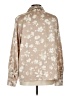 Halogen 100% Polyester Tan Long Sleeve Blouse Size L - photo 2