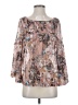 Akemi + Kin Brown Long Sleeve Blouse Size S - photo 1