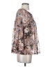 Akemi + Kin Brown Long Sleeve Blouse Size S - photo 4