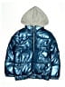 Forever 21 100% Polyester Metallic Blue Jacket Size 9 - 10 - photo 1