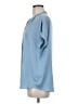 Maison d' Amelie 100% Polyester Blue Short Sleeve Blouse Size M - photo 5