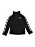 Adidas 100% Polyester Black Zip Up Hoodie Size 6 - photo 1