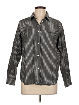 Karen Scott Long Sleeve Button Down Shirt