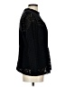 Point Sur 100% Polyester Black Long Sleeve Blouse Size 10 - photo 4