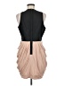 Twelve by Twelve 100% Polyester Color Block Tan Cocktail Dress Size M - photo 2